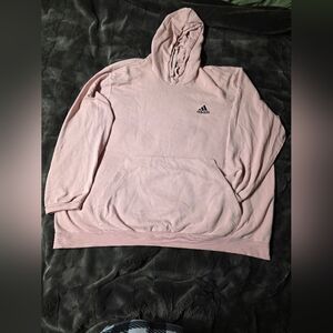 Adidas Men's Light Pink Hoodie